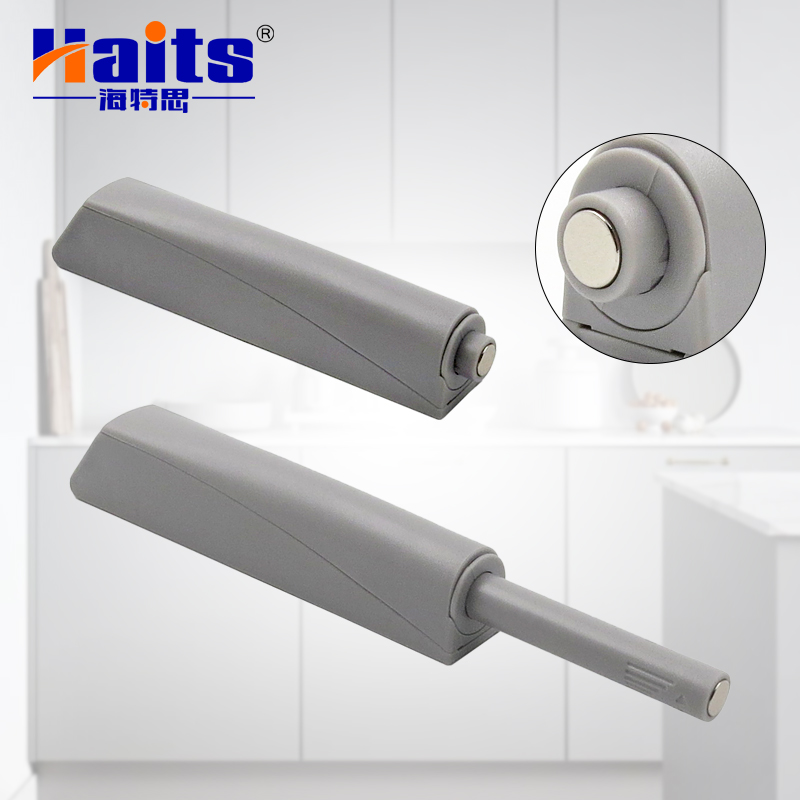HT-06.084 Magnetic Press Rebound Device Plastic Door Stopper Holder Buffer Fittings